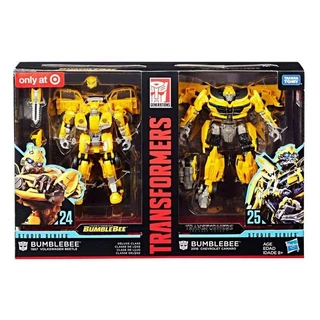 Original Transformers studio series 24 and 25 Deluxe Class Bumblebee action figure toys for children with b00