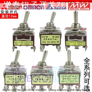 <TỐT> Công tắc cần gạt TOGGLE ON OFF ZENGTAI ETEN 15A 250VAC 1021 1121 1221 1321 1322 302 401 403 2 3 4 6 8 9 12 chân