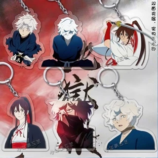 Móc khoá Jigoku Raku Anime Keychain Women Gabimaru Yamada Asaemon Sagiri Key Chain Man Acrylic