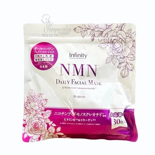 [HCM]MẶT NẠ CẤP ẨM NÂNG CƠ INFINITY NMN DAILY FACIAL MASK ( TÚI 30 MIẾNG)- HÀNG NHẬT NỘI ĐỊA