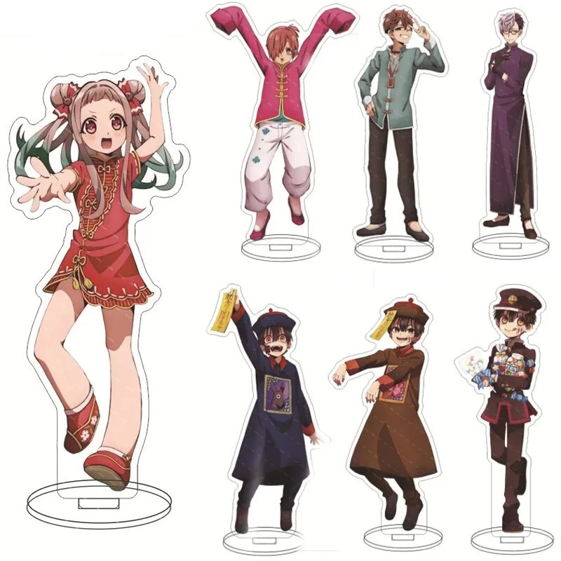 Mô hình Standee Anime Toilet Bound Hanako Kun Yahiro Nene Yugi Amane Amulet! Phụ kiện trang trí để bàn góc học tập