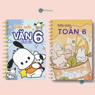 Số tay Takenote lớp 6: Toán + Văn Cánh Diều cỡ A5 (Phiên Bản Mới Nhất)