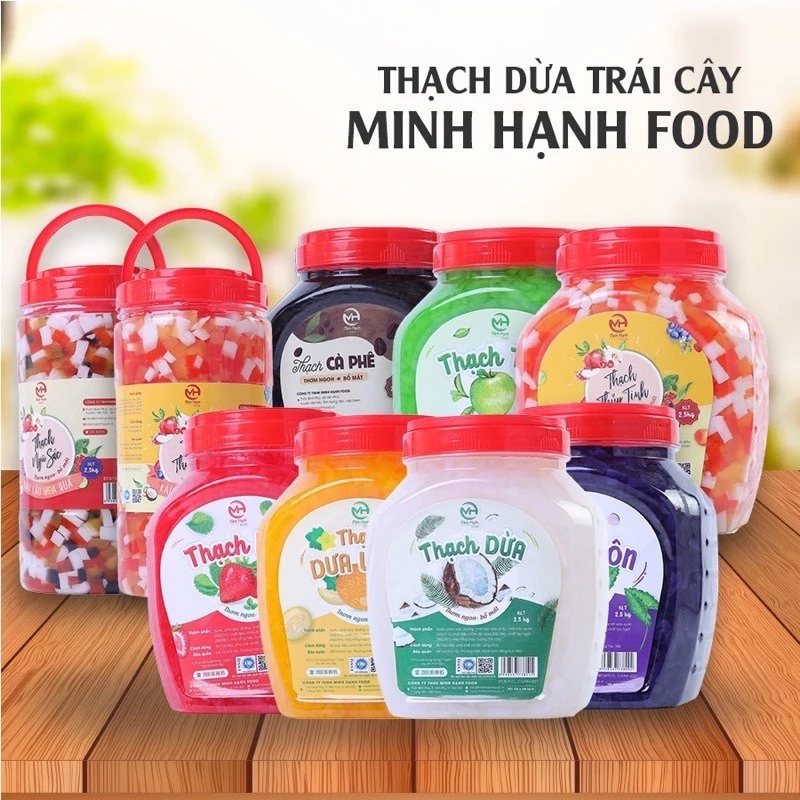 Thạch dừa Minh Hạnh hũ 2kg5