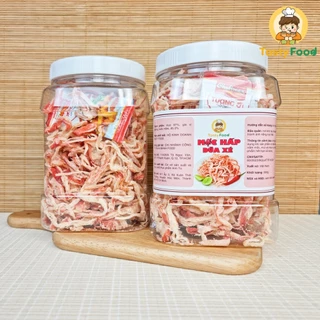 Mực Hấp Dừa Xé Sợi Tasty Food - Hũ 500g/1kg đồ ăn vặt vừa ngon vừa rẻ