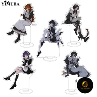 Mô hình Standee Creative Maid Anime Figure Genshin Impact Venti Xiao Scaramouche Cyno Diluc Dainsleif Phụ kiện trang trí