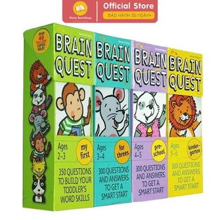 Bộ thẻ học thông minh Brain Quest cho bé từ 2-6 tuổi