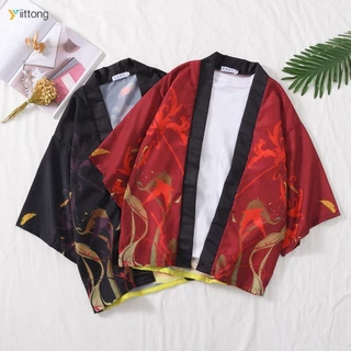 Áo Khoác kimono Dáng Rộng Họa Tiết Hoạt Hình Thời Trang Xuân Hè Cho Nam Và Nữ