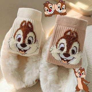 Vớ Giữ Ấm Họa Tiết chip and dale Dễ Thương Thời Trang Thu Đông