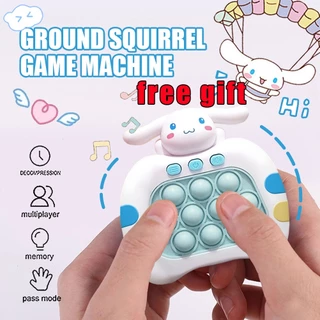 Quà Tặng Miễn Phí Pop It Máy Chơi game Điện Tử, Đồ Chơi Bopit Thế Hệ Mới Giảm Áp Lực Ánh Sáng Giảm Căng Thẳng Với Nhạc Cá Mập Nhỏ yutyuttete