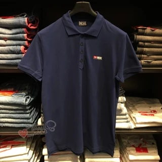 Áo Thun polo Ngắn Tay Vải cotton In logo diesel Cá Tính Cho Nam