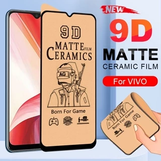 Mờ / matte Kính Cường Lực Cho vivo v27e v29e y27 y36 y11 y02t y02a v21 v19 neo v5 v7 plus v9 v11 v11i v15 v17 v20 pro v20 se v21 s1 y31 y35 y20i 2021