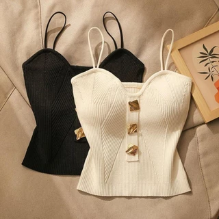 ⭐Yafexbag⭐Cross-knit Suspender Women Summer Wear Tee Sexy Beauty Camisole Slim TopsBrand New