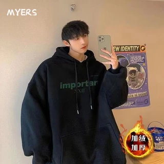 Myers Áo khoác áo hoodie sweater nỉ siêu rẻ phù hợp nam nữ rộng thoải mái 2023 NEW MWY2392VT6 39Z230927