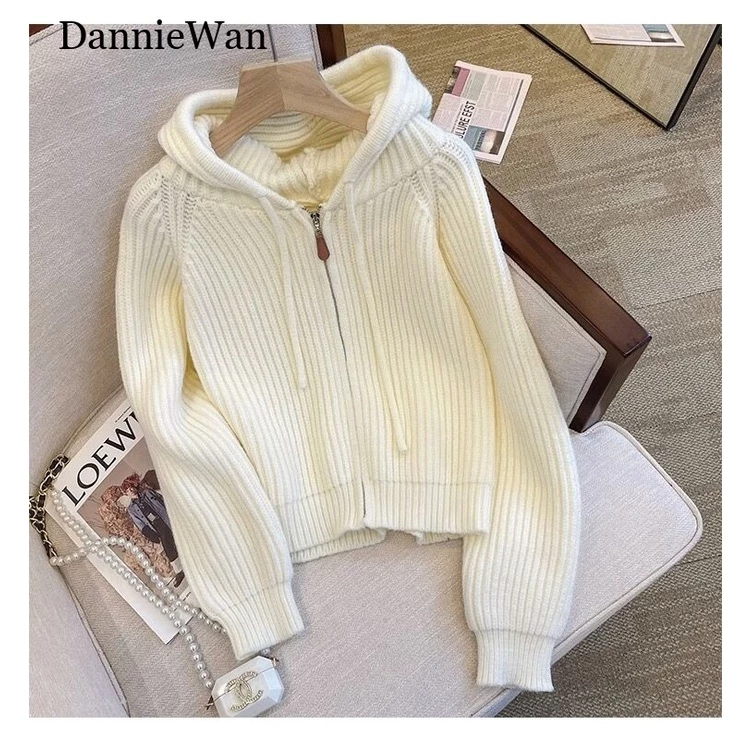 DannieWan Áo Len áo khoác cardigan Thời trang Minimalist Đơn giản Fashion WMY2300HH8 41Z231009