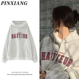 Áo Hoodie In Họa Tiết Thời Trang Âu Mỹ Mới Cho Nữ