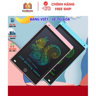 Bảng Viết tự xóa LCD, Bảng Vẽ Điện Tử Thông Minh Tự Động Xóa Thúc Đẩy Tư Duy Sáng Tạo Cho Bé Sanbooks