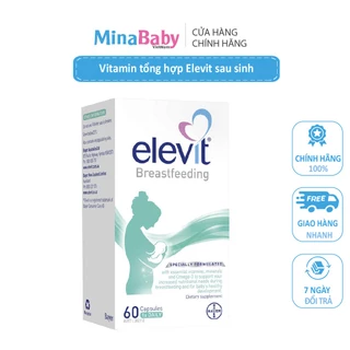 Elevit Sau Sinh Breastfeeding Của Úc hộp 60 viên giúp cung cấp đủ chất cho mẹ và cho con bú