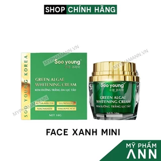 Kem Face Xanh Dưỡng Trắng Soo Young Mini Chính hãng