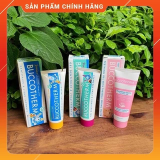 Kem đánh răng trẻ em hữu cơ Buccotherm 50ml an toàn - có thể nuốt được