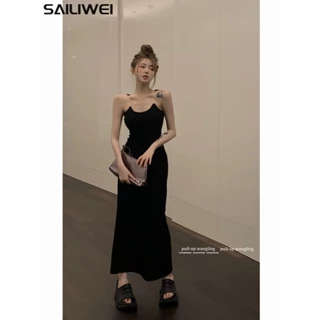 SAILIWEI Chic váy nữ Đầm Body Cho thời váy INS Đơn giản Popular Fashion WLQ23B0PFC 46Z231117