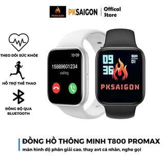 Đồng hồ thông minh PKSAIGON T800 PRM Nghe gọi Chơi game Nhận thông báo Theo dõi sức khỏe Chống nước cho Nam và Nữ