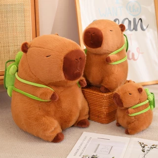 Capybara Mới Sáng Tạo Sang Trọng Động Vật Kapibara Rùa / Hậu Rùa Đồ Chơi Sang Trọng