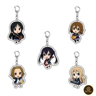 K-on Móc Khóa Hình Các Nhân Vật Trong Yuri mio ritsu tsumugi azusa-Hoàng Acrylic