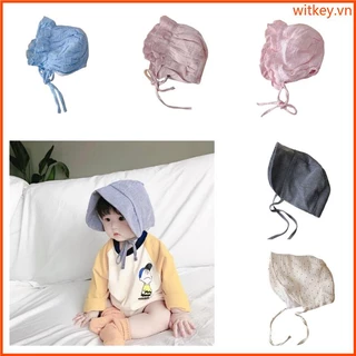 Mũ beanie cotton Mềm Mại Đáng Yêu Cho Bé Gái Sơ Sinh