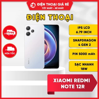 Điện Thoại Xiaomi Redmi Note 12R  (BH Lỗi 1 Đổi 1) - Snapdragon 4 thế hệ 2