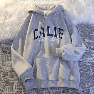 áo hoodie nam big size M-8XL[ có size 30 kg_120 kg ]Áo hoodie cotton Nhung Dày Tay Dài In Chữ calif Phong Cách Đường Phố Mỹ Chính Hãng Dành Cho Học Sinh Tuổi Teen