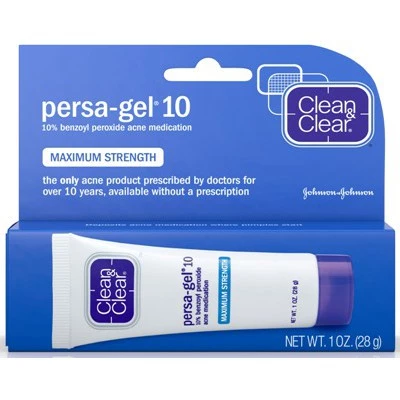 Gel làm khô mụn Clean & Clear Persa-Gel 10 Acne Medication Gel 1oz - XAHANG702