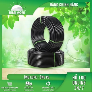 Combo 5m ống LDPE 16mm, 20mm, 25mm. Ống dẫn nước sử dụng trong hệ thống tưới, 100% nhựa nguyên sinh bảo hành 1 năm