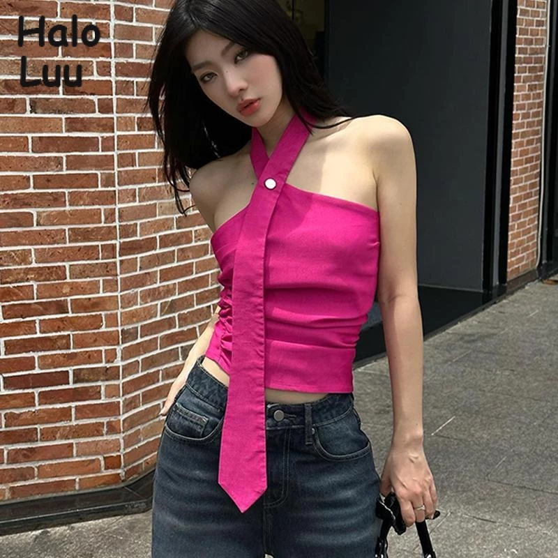 Halo  Luu áo phông áo thun nữ croptop baby tee Thời trang hàn quốc Fashion Thông thường thông thường ins WBX23A00IE 41Z231012