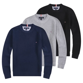 Hàng Mới Về Mới Áo sweater Tay Dài Phong Cách Doanh Nhân Thời Trang Thu Đông Cho Nam tommy