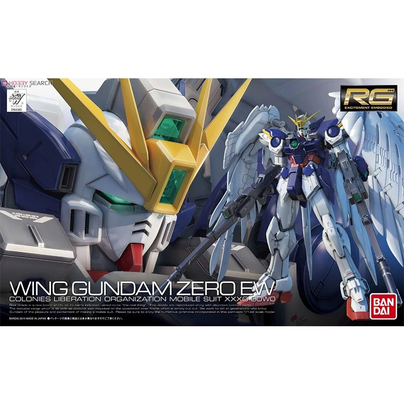 Bandai Mô Hình Lắp Ráp gundam rg 17 1 / 144 wing gundam zero ew angel