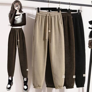 Quần ống rộng chất nỉ tăm - Quần jogger thể thao unisex phong cách Ulzzang mẫu mới siêu hot