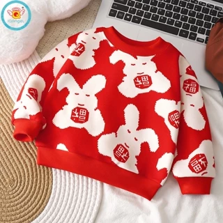 Iq Áo sweater Dệt Kim Dày Dặn Giữ Ấm Thời Trang Cho Bé Trai Và Gái