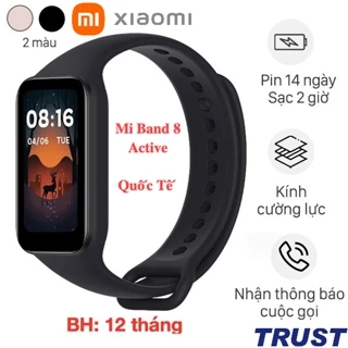 [Bản Quốc Tế] Vòng đeo tay thông minh Xiaomi Mi Band 8 Active - BH 12 Tháng