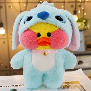 30cm Influencer Vịt Vàng Nhỏ Sang Trọng Đồ Chơi Biến Đổi Thành Stitch Búp Bê Búp Bê Cô Gái Búp Bê Quà Tặng Sinh Nhật