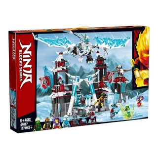 Đồ chơi lắp ráp Lego Ninjago Exile King's Castle Ice Dragon 71755 Tương thích trong nước