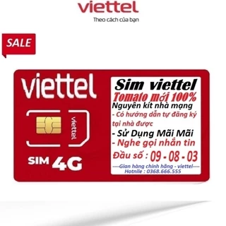 Sim viettel 09 Sim 09 viettel mới nguyên kít đăng ký chính chủ mới dùng được