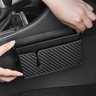 Car Storage Box Adhesive Vehicle-Mounted Storage Box Mobile Phone Box Car Sundries Storage Box Bag Charging Hole Glove Box pPCK