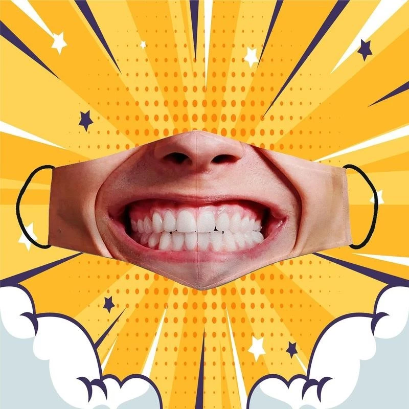 Khẩu Trang Nụ Cười Hạnh Phúc Cười Không Ngậm Được Mồm Giá Rẻ Chất Lượng Tốt Phụ Kiện Che Mặt