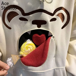 Ace Studios Áo Khoác hoodie áo khoác nữ zip hoodie High-quality unique comfortable trendy WWY23B0GLJ 45Z231109