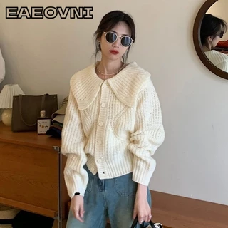 EAEOVNI Áo Len áo khoác cardigan Fashion Stylish Minimalist Comfortable WXF23B0PT8 46Z231117