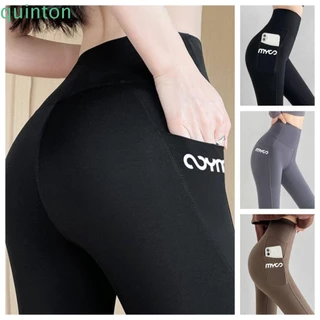 Shanhai Quần Legging Không Đường May Lưng Cao Ôm Dáng Thoáng Khí Có Túi Cho Nữ