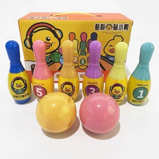 Đồ chơi cho bé đồ chơi Bowling cho bé hình vịt vàng cute rèn luyện khéo léo, tư duy sáng tạo, phát triển trí thông minh