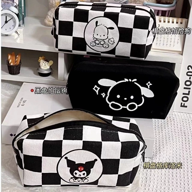 Sanrio Bóp Viết Vải canvas Cỡ Lớn In Hình pachacco kuromi Dễ Thương