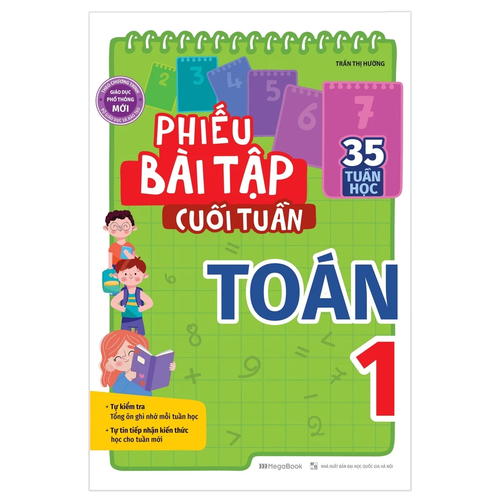 Sách Phiếu Bài Tập Cuối Tuần Toán Lớp 1