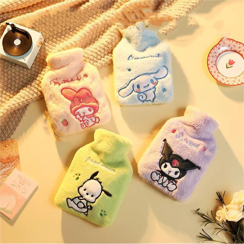 SANRIO Hoạt Hình Túi Chườm Nước Nóng Hình cinnamoroll Dễ Thương Cho Bé Gái